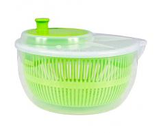 Salatschleuder mit Kurbel und Ausgießer Salatschüssel Salat-Trockner inkl. Sieb