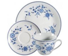 Seltmann Weiden Doris Bayerisch Blau Kaffeegedeck 3 tlg.