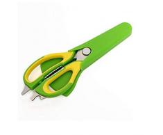 KPPTO Ganzstahl-Küchenscheren, Essscheren, Fleischscheren, Schneidernähte, Chicken Bone Fishbone-Grillschere, Sieben Weinrote Farben Optional (Farbe : A2)