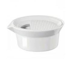 ASA Selction - 250°C Multi-Reibe - für Ingwer Muskat Zitrus - Porzellan - Weiss - Ø 12 cm, h. 9,5 cm, 0,2l Porzellan