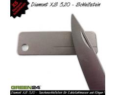 GREEN24 Diamant Schleifstein XS320 Pocket - Messerschärfer Messerschleifer Abziehstein Metall Edelstahl Diamantschärfer Diamantschleifer
