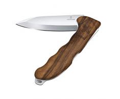 Victorinox Jagdmesser Hunter Pro, Holzgriff, Scharf, Grosse Feststellklinge, inkl. Kunstleder Gürteletui