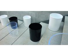 HAN Design-Papierkorb i-Line 18200-13 in Schwarz/Eleganter & stylischer Papiereimer für das moderne Büro/Fassungsvermögen: 20 Liter