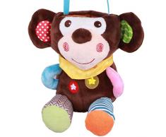 Xiton Tierbaby-Flaschenhülle Säuglingsschutz Insulated Warm-Halter-Kasten-Flaschen-Beutel für Babyflaschen Affen 1pc