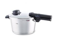 Fissler vitavit comfort / Induktions-Schnellkochtopf (4,5 L, Ø 22 cm) Edelstahl-Dampfkochtopf, 2 Garstufen, stapelbar, alle Herdarten auch Induktion