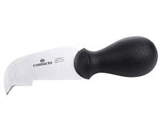 Parmesanmesser/Käsemesser mit Sichelform zum Einkerben und Ausschaben des Käselaibs, seidenmatt poliert, extra schwere Qualität/Länge: 16 cm | ERK