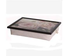Andrew´s Knietablett Laptray mit Kissen Tablett für Laptop Romantic Rose