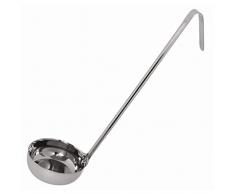 Vogue Flacher Boden Schöpfkelle 56 ml Edelstahl Küche Kochen anrichtgabel