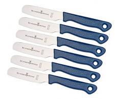 Schwertkrone 6er Set Brötchenmesser Brotzeitmesser Frühstücksmesser Messer Tafelmesser rostfrei gezahnt…