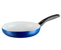 Keramik-Pfanne MÄSER Harriot 24 cm, Bratpfanne mit 2-lagiger Antihaft-Beschichtung aus ILAG CERAMIC, induktionsgeeignet, blau