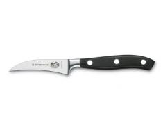 Victorinox Grand Maitre Tourniermesser, 8 cm Klinge, Gebogene Klinge, Rostfrei, Edelstahl, Spülmaschinengeeignet, schwarz