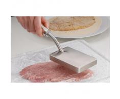 WMF Profi Plus Fleischhammer 31 cm, Schnitzelklopfer, Cromargan Edelstahl teilmattiert, spülmaschinengeeignet