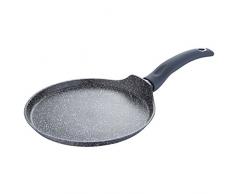 Bergner Orion Pancake Pfanne, geschmiedetes Aluminium, Grau, 24 cm