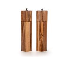 Elima Salz & Pfeffermühle - 2er Set aus Akazienholz - H 21,4 cm