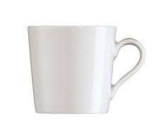 Arzberg Tric Weiss Espr/Mokka-Obertasse, Porzellan, White, 20.1 x 14.8 x 7.6 cm