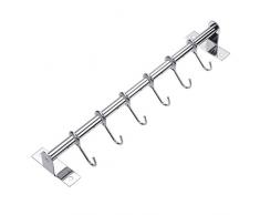 GGGarden Wandhalterung Edelstahl Küchenschiene Haken Organizer Utensil Aufbewahrung Rack Badezimmer #1