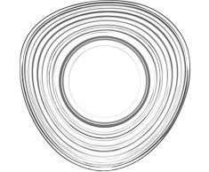 LAV 6tlg. Unterteller-Set aus hochwertigem Glas Untertasse Cay TabagiDERIN (DRN278)
