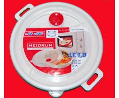 Mikrowellen Teller mit Deckel 23 cm