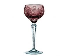 Spiegelau & Nachtmann, Weinglas mit Schliffdekoration, Kristallglas, 230 ml, Traube, 0035947-0, Amethyst, Dunkelrot