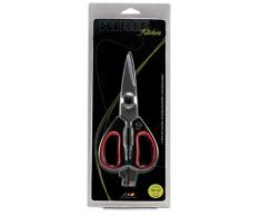 Set von 3 Küchenschere in rostfreier Edelstahl: Mehrzweckschere, Geflügelschere, Meeresfrüchteschere