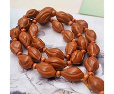 Armbänder Natürliche Olivenschale Armbänder Schnitzen Perlen Handschnur Rotes Öl Altes Nuklear Wenwan Holz Armbänder Schmuck