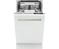 Sharp QW-S41I472X-DE / Geschirrspüler vollintegriert 45 cm / A++ / 10 Maßgedecke / 8 Programme / Startzeitvorwahl / 9 L Wasserverbrauch / Besteckschublade / AquaStop / Edelstahl