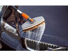 Gardena Waschbürste: Wasserführende Reinigungsbürste für das Cleansystem, auch für empfindliche Oberflächen und die Autowäsche geeignet (5570-20)