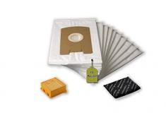 eVendix Filterset passend für Vorwerk Tiger, Kobold VT 260: 10 Staubsaugerbeutel, ähnlich FP 260, Staubbeutel + 1 Hygiene-Mikrofilter Hepa + 1 Aktivkohle-Filter