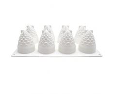 multi-shaped Silikon Kuchen Fondant Form Mousse Kuchen, Käsekuchen French Dessertform Schokolade Jelly Eis Formen Antihaft-Backform Home Kuchen Cupcake Mousse Bakeware Dekorieren Tools Supplies 4#