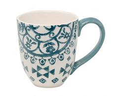 Jumbotasse Becher XXL folkloristische Deko 810 ml aus Keramik Trinkbecher Smoothie Becher Geschenk Büro Tasse für Kaffee Teetasse Cappuccino Kaffeebecher Jumbo-Tasse Riesentasse XXXL von DUO (Alma)