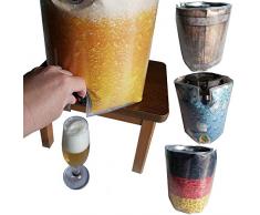 BierEx Fasskühler 5 Liter Kühlmanschette 5 Liter fass Fässer Bierfasskühler Partyfass Kühler Dose Bier 5 L Bierfass (Bieroptik)