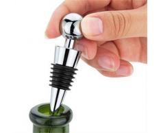 HASAGEI Wein Weinverschluss Edelstahl Flaschenverschluss Silikon