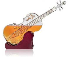 Unbekannt Violin Decanter, 1000ML Weinflasche Craft Weinflasche Violine Hohlform Hoch Boron Glas Wein Dekanterflasche,B