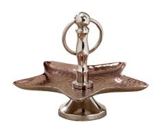 Metall Etagere - Kupfer - Landhaus Konfekt-/Gebäckschale Schale 1er H 13cm