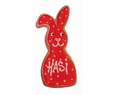 Birkmann 192645 Ausstechform Hase mit Schlappohr, Grau, 19,5 cm