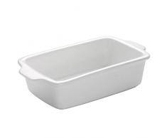 Maxwell & Williams Kitchen Auflaufform, Porzellan, Weiß, 26x14x6,6