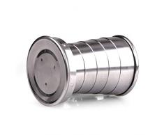 Garciadia Edelstahl Klappbecher Travel Tool Kit Überleben EDC Getriebe Outdoor Sports Mug Portable für Camping Wandern