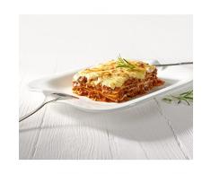 Villeroy & Boch Pasta Passion Lasagne Teller WeiÃ/Moderner Nudelteller in praktischem Design/Porzellan Geschirr Set fÃ¼r 2 Personen (2-teilig)/32,5x22,4x3,8cm