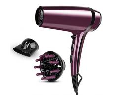 Haartrockner, Haarfön Ionen, fön mit Ionen, Ionen föhn mit Diffusor, Thermoprotect 2200 W Ionic Fast Blow-Haartrockner mit 2 Geschwindigkeiten und 3 Temperaturen