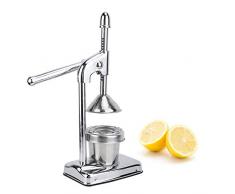 Manuelle Obstpresse aus Edelstahl, Entsafter Obstpresse Zitruspresse Juicer Saftpresse Zitruspresse, Saftpresse für Orangen, Zitronen, Feilen, Grapefruit und mehr