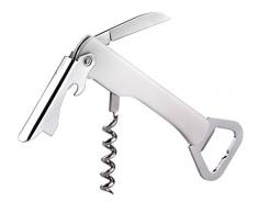 KTX7® Kellnermesser - Korkenzieher mit zweistufigem Hebelsystem X.6 (Weiß)