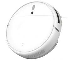 Xiaomi Mi Robot Vacuum Mop Saugroboter mit Wischfunktion (Saugkraft 2500Pa, 110min Akkulaufzeit für 120m², App- und Sprachesteuerung, Hindernisüberwindung, Auto. Wegplanung, Virtuelle Wände) Weiß