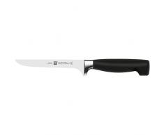 Zwilling 31086-141-0 Vier Sterne Ausbeinmesser, Rostfreier Spezialstahl, Sonderschmelze, Kunststoff, 140 mm, schwarz