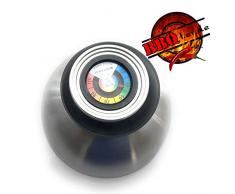 BBQter Burgerglocke Burgercloche mit Thermometer Abdeckhaube für Burger Cloche Burgerhaube Haube Grill Utensiel Hamburger Cheeseburger Steak Pattys Grillen lässt Käse Schmelzen Edelstahl Schwarz