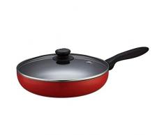 LXYZ Wok, Kochtöpfe Pfannen Bratpfanne Antihaft-Pfanne Steak Topf Legierungsmaterial Antihaft-Bratpfanne Gasherd Spezialtopf mit Deckel Sichere Bratpfanne Kochtopf Pfanne Pfanne 24cm Bratpfanne