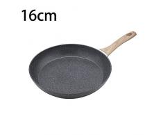 Blentude Pan Maifan Antihaft-Pfanne Antihaft-Kochtopf Pan Bratpfanne- Maifan Steinwok Antihaft-Pfanne Größe: 16 cm / 20 cm / 24 cm