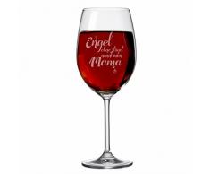 LEONARDO XXL WeinglasEngel ohne Flügel nennt man Mama, 630 ml mit Gravur
