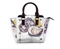 BROWCIN Pizza Holz Serviertablett Flache Pilz Zwiebel Salami Paprika Tomaten Essen Abnehmbare mode trend damen handtasche umhängetasche umhängetasche