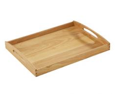 Zassenhaus 50547 Tablett, 53 x 41 x 7 cm, Gummibaumholz