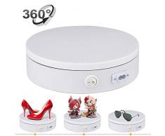 Drehteller Elektrisch, Yuanj Professioneller Elektrischer Drehteller, 360 Grad Drehbar, für Schmuck Display, Shop Ausstellungsstand, Fotografie - 20cm, 25kg Belasten